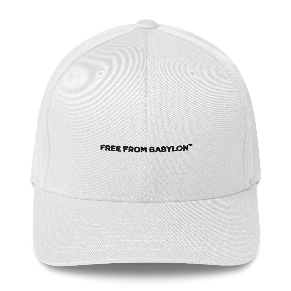 Free From Babylon White Baseball Cap