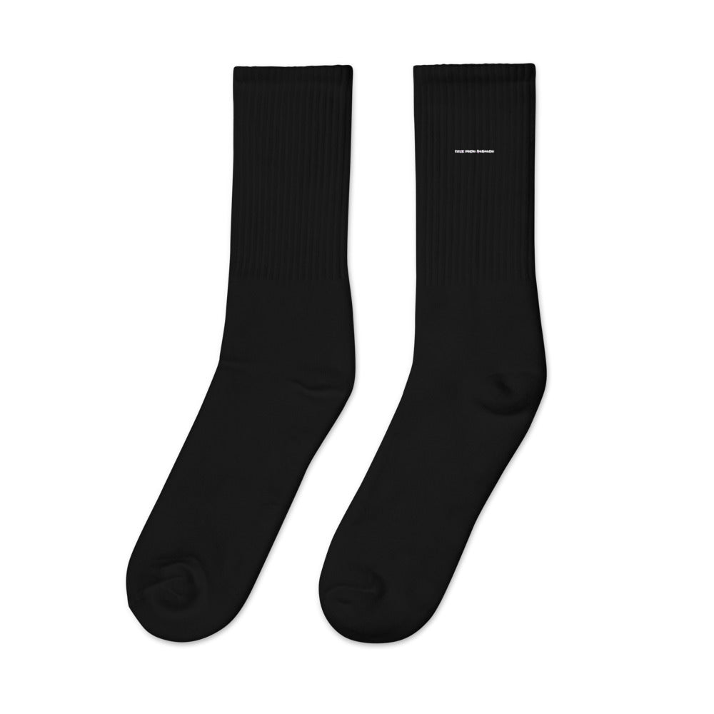 Free From Babylon Black Socks - Free From Babylon