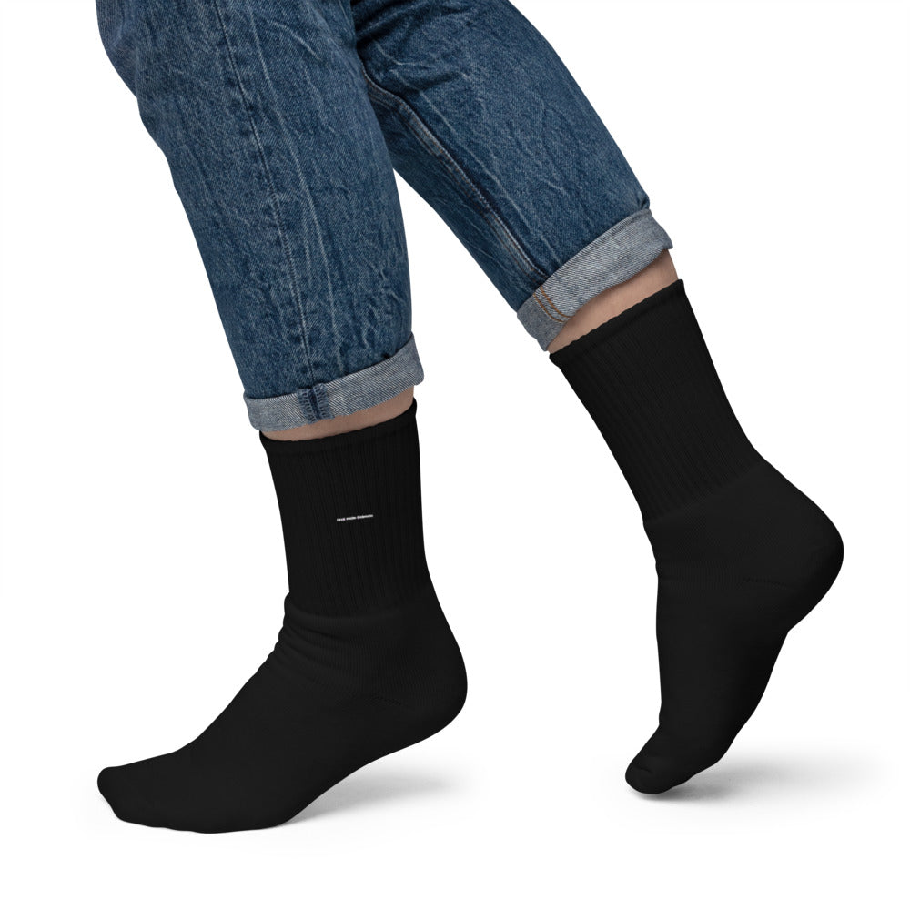 Free From Babylon Black Socks - Free From Babylon